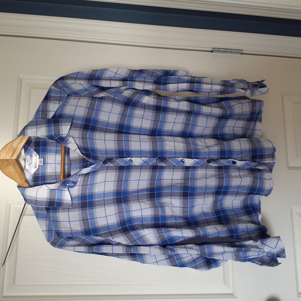 Northern Reflections Blue Plaid Shirt